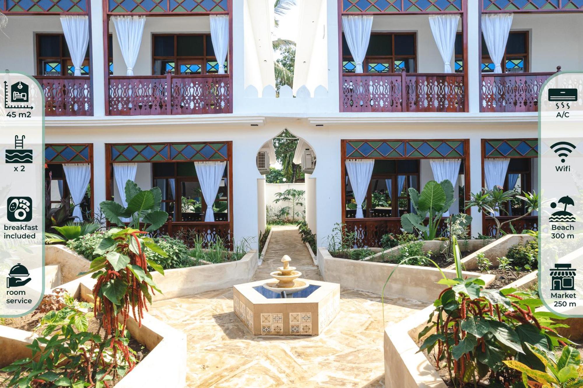 Tasneem Islamic Luxury Suites Jambiani  Exteriér fotografie
